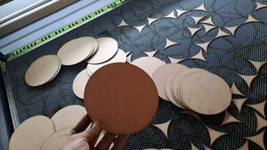 (4pic) Mdf Bord Sheet For Art Wall Decrtion Items