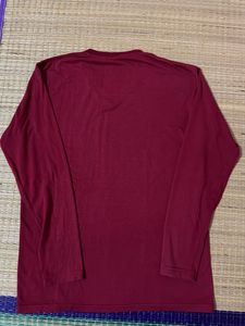 Maroon Long Sleeve T-Shirt