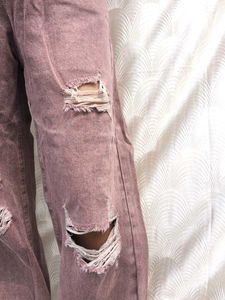Unisex Pink Baggy Pants