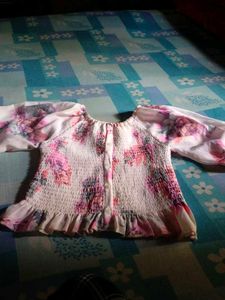 Floral Smocked Top