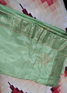 Elegant Green Saree