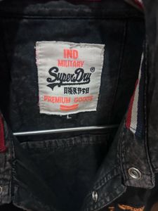 Superdry Denim Shirt Available In Good Condition
