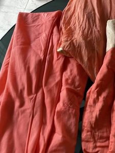 New Peach Mirror Kurta Set