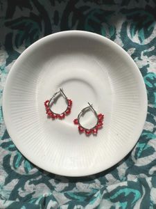Half Flower Hoops 🥀