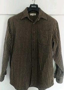 Striped Brown Shirt