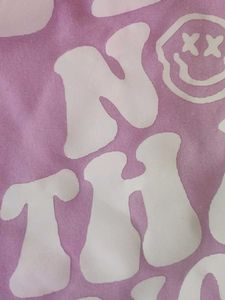 Lilac &#34;It&#39;s Not That Serious&#34; Graphic Hoodie