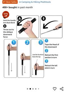 Anaghan Stainless Steel Self-Defense Foldable