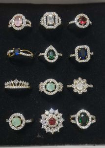 Assorted Gemstone Rings AD