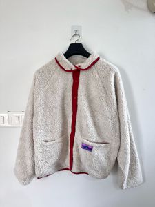Two side Red &amp; Cream Fleece Jacket
