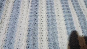 Blue And White Stylish Top