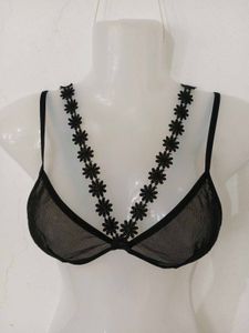 SEXY BLACK BRA