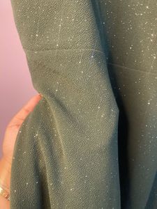 Green Sparkly Skater Dress