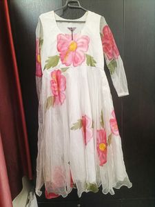Lovely Floral Suit Set With Dupatta