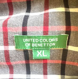 Benetton Checkered Casual Shirt