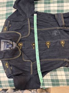 Baccini Denim Trench Coat