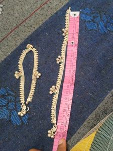 Vintage Silver Anklets 91.1%purity Of Gram