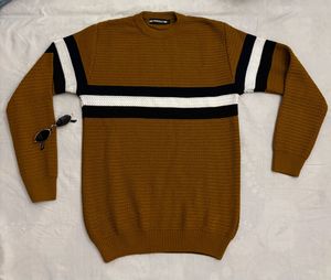 Brown Striped Sweater