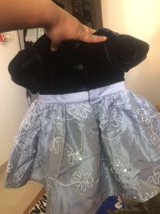9-12 month girl frock and choli