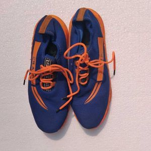 Fila Blue and Orange Sneakers