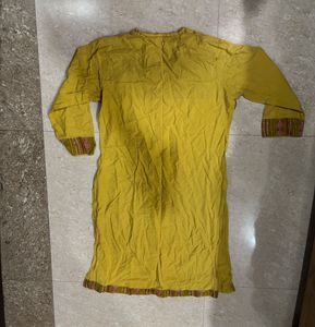 Rangeelo Rajasthani Yellow  Kurti