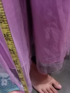 Purple Silk Organza Skirt Or Can Be Wear As A Lehe