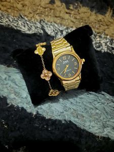 Hmt Watch With Stack💖