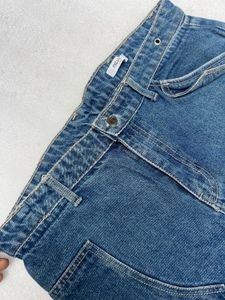 Wide Leg Denim Jeans