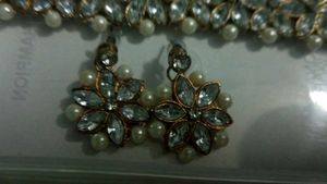 Pearls And Stone Necklace