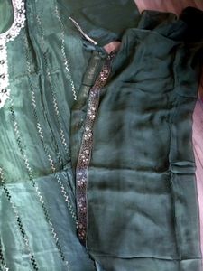 Golden Embroiderd Suit Material