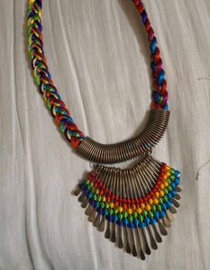 Beautiful Rainbow Colour Neckless For Women