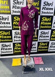 Elegant Embroidered Co-ord Set