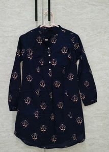Navy Blue Kurta