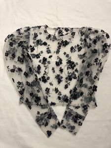 Floral Sheer Top