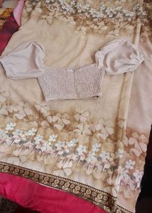 Blouse And Saare Set