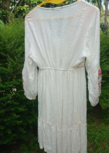 New Boho Embroidered Dress
