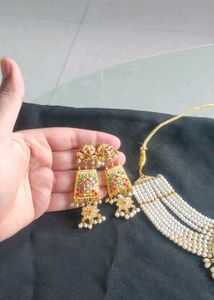 Haidrabadi necklace earrings set
