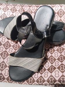 Stylish Black Heel Sandals