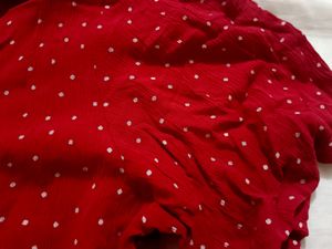 Polkadot Half Shirt