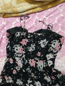 Black Floral Dress