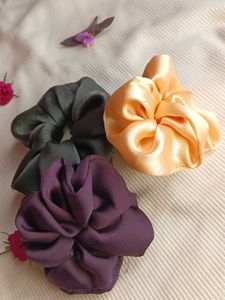 Silk Scrunchie Set