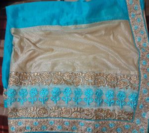 Elegant Embroidered Saree