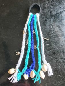 Boho Hair Tie with Shells