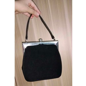 Vintage Black Clutch