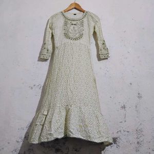 Elegant Embroidered Maxi Dress