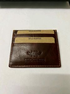 WILD HUNTER LEATHER CARD HOLDER