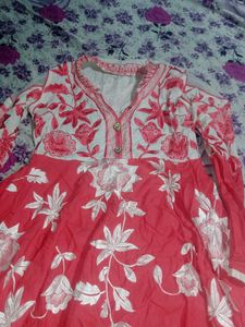 Beautiful Red gown Frock