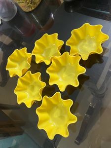 Beautiful Yellow  Bowl Set Of 6