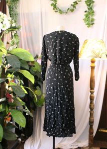 Mango Floral Print Maxi  Dress
