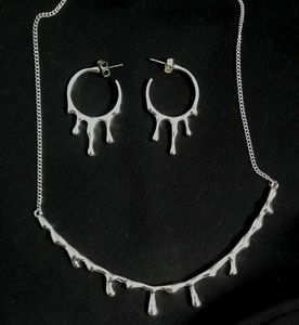 H&amp;M Drip Look Necklace With Earrings
