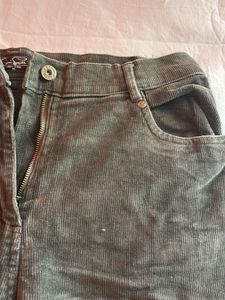 Corduroy Cargo Flare Pants